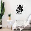 Metal Deer Wall Art Hunting Buck Head Decor Rustic Personalized Nameplate