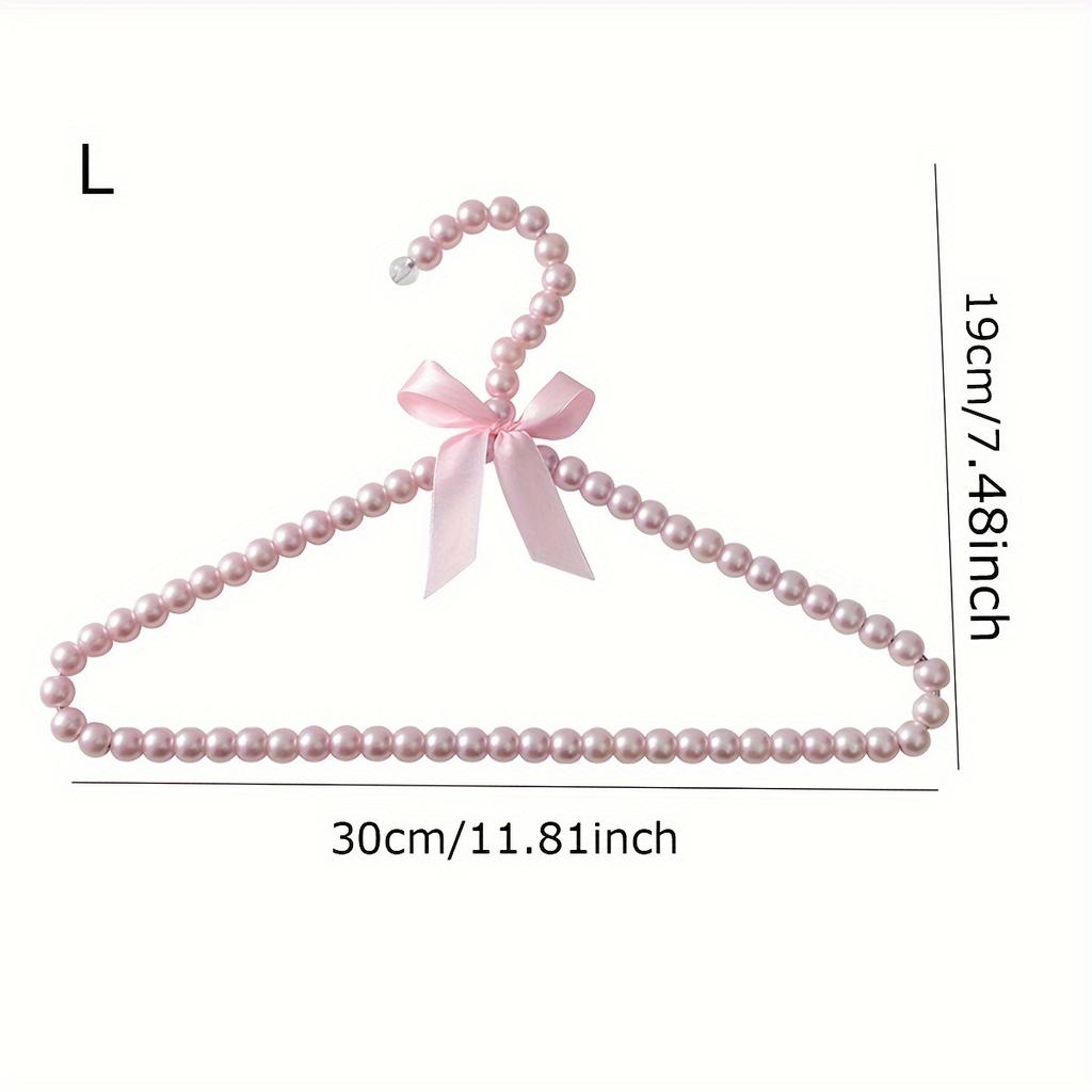 1pc Pet Pearl Hanger, Cat and Dog Hanger, Cute Mini Bow Small Hanger, Suitable for Clothes, Pet Clothing and Accessories