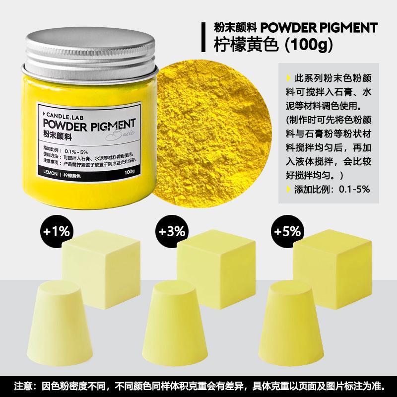 Gypsum Colored Pigments Morandi Fluorescent Dyes Rich Color Good Dispersion for Sculptures Teaching Models Candle Crafts