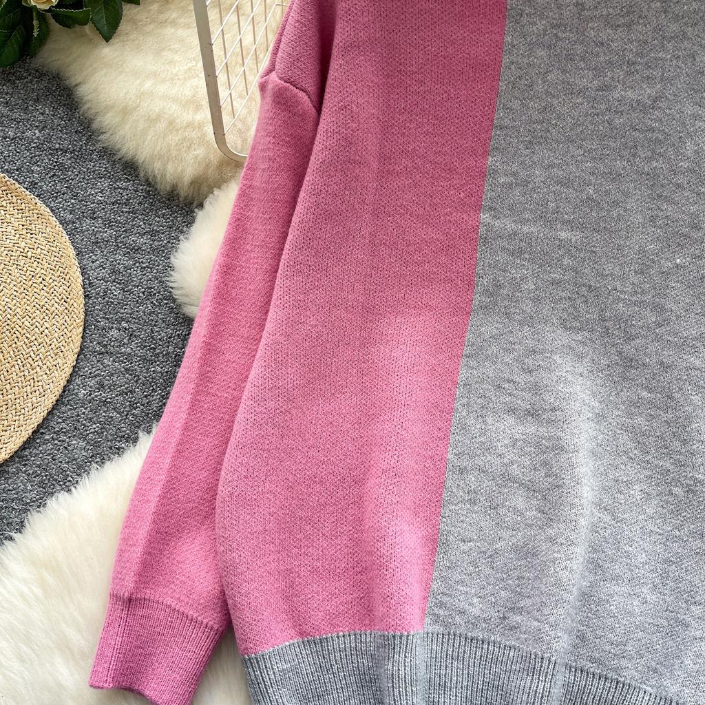 Autumn Winter Women College Style Cartoon Rabbit Knitted Sweater Pullover Tops For Girl