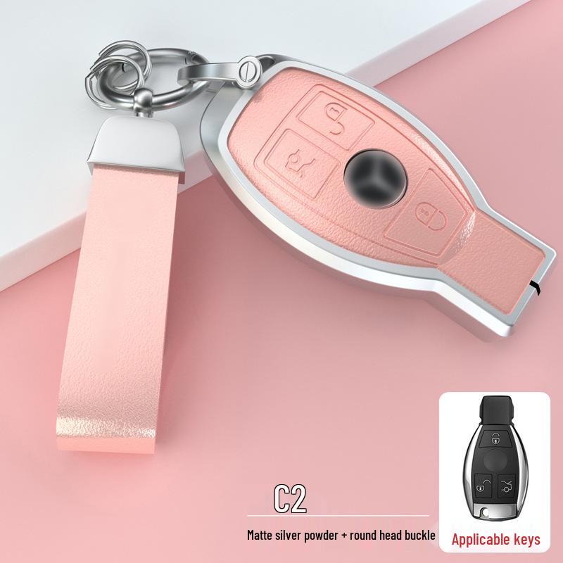 Mercedes Key Fob Protective Case: Fits E300L, C260L, A200L, GLC300L, GLE, and C200L Models