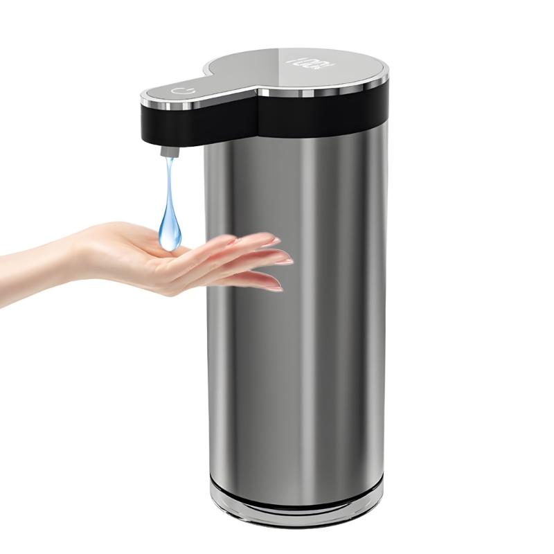 

Motion Detecting Liquid Dispenser 1200mAH Rechargeable IPX5 Waterproof For Home Office Commercial sectors чорний