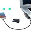 5pcs USB3.0 90 Degree Extension Adapters with Male to Female Connector for Tight Space Installation on Laptops and Vehicles