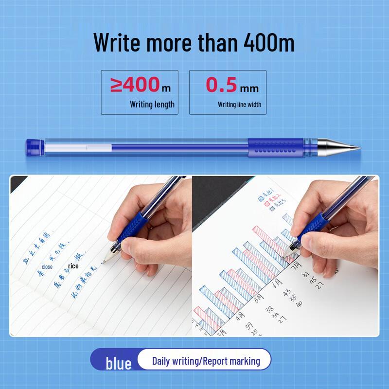 Deli 33399 Capped Gel Pen