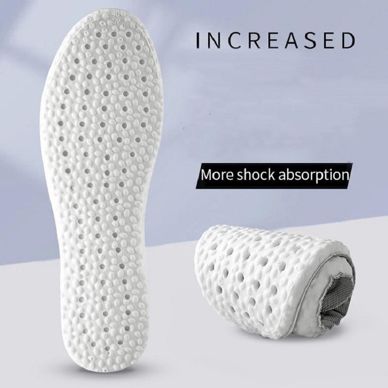 1Pair Sport Insoles for Shoes Memory Foam Sole Cushion Running Shock-Absorbant Breathable Deodorization EVA Orthopedic Soft Pad