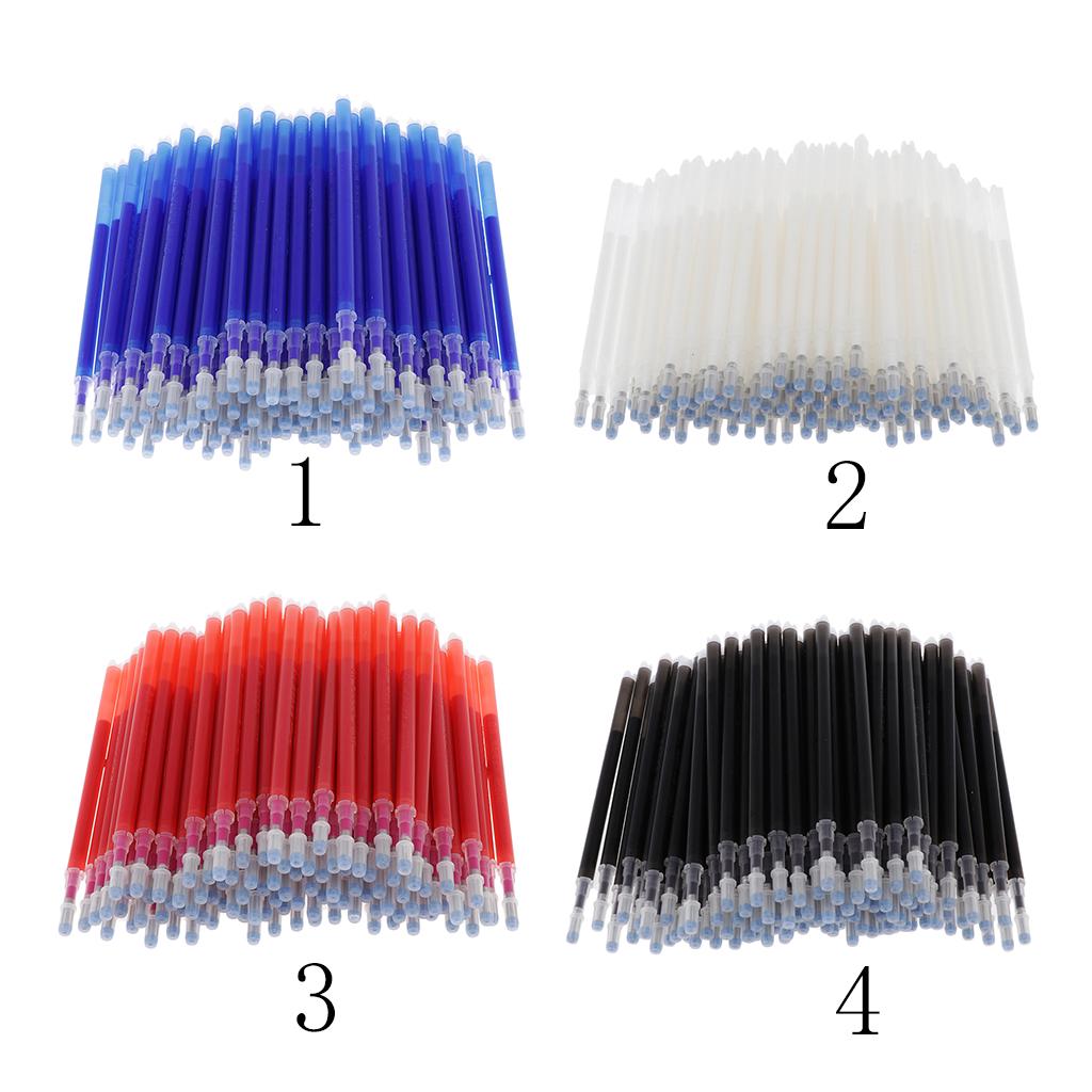 perfektchoice 100 Pieces Erasable Refill Pens Disappearing Pen for Fabric Mark Black perfektchoice 100 Pieces Erasable Refill Pens Disappearing Pen for Fabric Mark Black