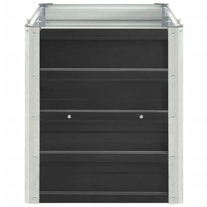 VidaXL Lit surélevé de jardin Acier galvanisé 240x40x45 cm Anthracite
