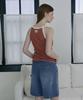JUCYJUDY Striped Sleeveless Halter Knit J1Kt020A