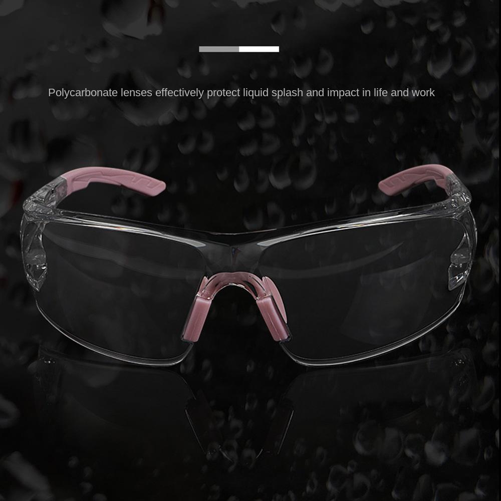 Wind Dust Proof Clear Sport Glasses Anti Impact Cycling Eye Protector Fashion Biking Eyewear  Women