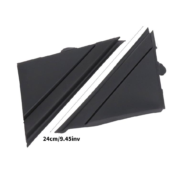 Impact Resistant Vehicle Mirror Flag Trim Protective Guard Cover For 500 2012-2017ABS Material Direct Replacement 1 Pair