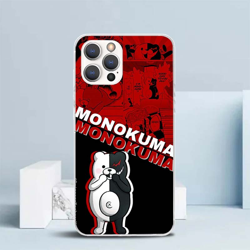 Danganronpa Anime Soft Cover for iPhone 16 17 Air 15 14 Pro Max 16E Phone Case 13 Mini 12 11 7 SE 8 Print Pattern Fit Cases 16 1