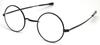 Cyphus Round UV Trendy Fashion [CYPHUS] Glasses, Small, Protection, (Black/Clear)