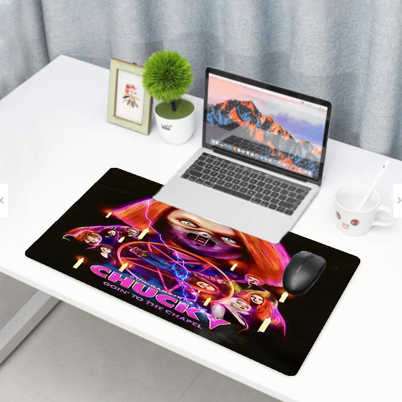 Horrorfilm Druck Mauspads, Anti-Rutsch Schreibtisch Tastaturmatte, für PC Laptop Gaming Arbeiten Tägliche Nutzung, Coole Festival Überraschungsgeschenk