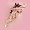 Elegant Crystal Brooch, Personalized Suit Accessory, Grand Anti-glare Pin, Diamond-encrusted Brooch
