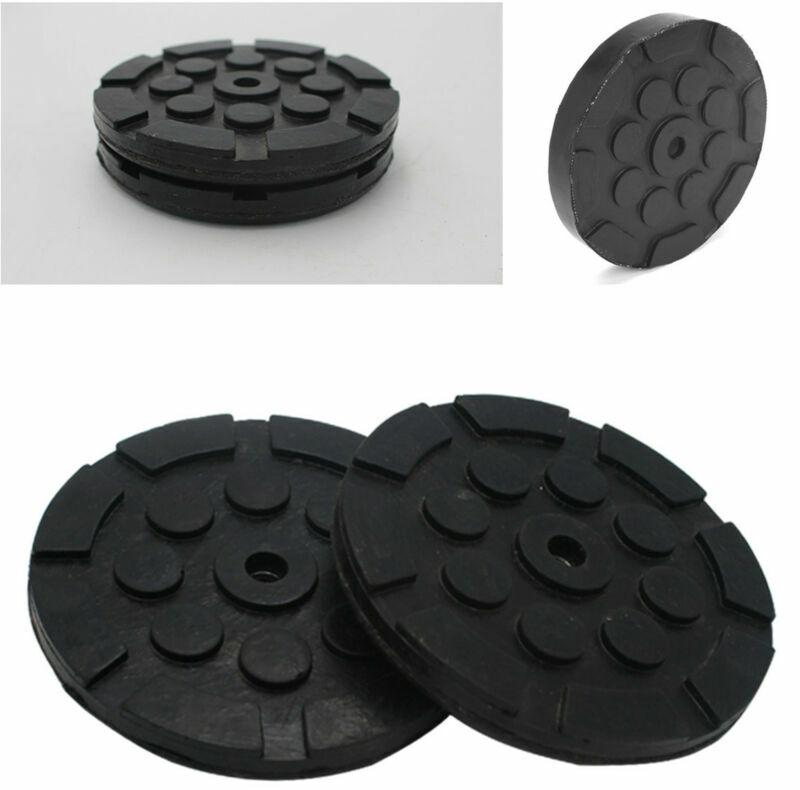 4Pcs/Set Heavy Duty Black Round Soft Rubber Arm Pads for Car Auto Lift Dia 120mm