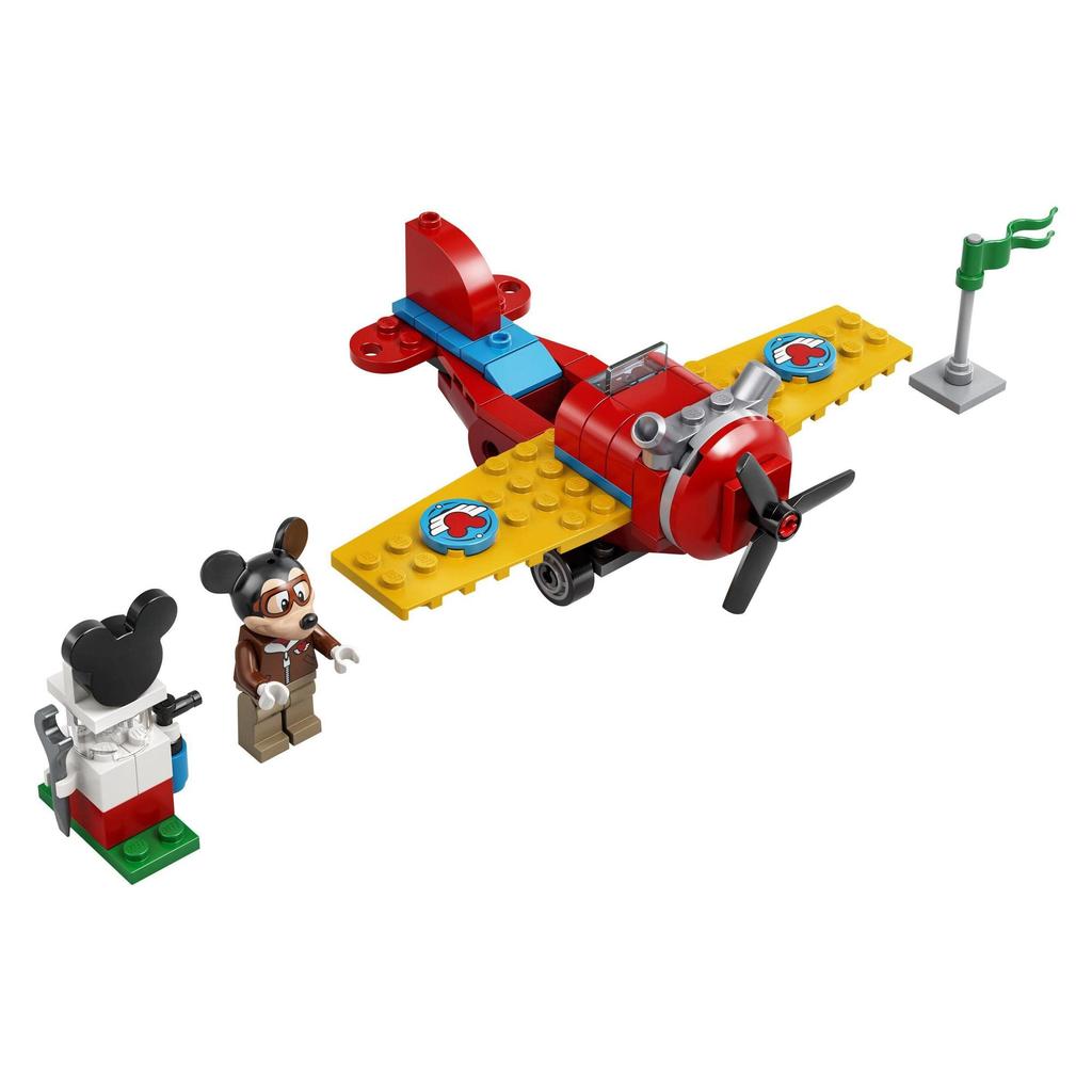 LEGO Mickey & Friends Mickey's Propeller Plane 10772, Toy, Building Blocks, Gift, Vehicle, Airplane, Boys and Girls, Ages 4 and Up