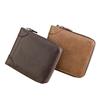 Vintage Short Zipper Wallets Men Male  Coin Pocket Multi-Card Slot Card Holder Case Wallet High-End Luxury Purse Gifts