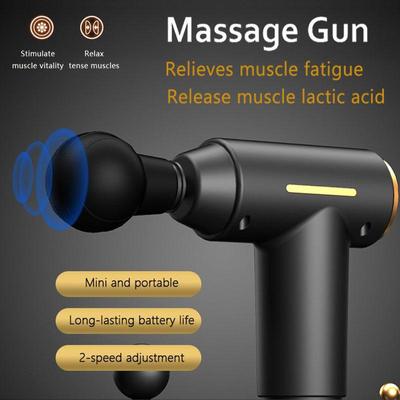Vibrierendes Faszienmassagegerät, Tiefengewebe-Percussion-Muskelmassagegerät, wiederaufladbares elektrisches Rückenentspannungsmassagegerät