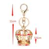 Crown Enamel  Metal Bag Pendant Key Holder Keyring Keychain For Car Jewelry Gift
