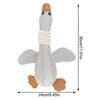 Indestructible Duck Dog Toy, Squeaky Interactive Plush for Aggressive Chewers, Tough Chew-Proof Toy for Medium Dogs