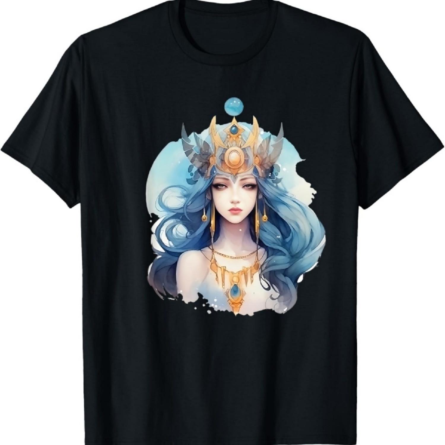 

удивительная богиня волшебные существа из потустороннего мира футболка XXXXXL чёрный