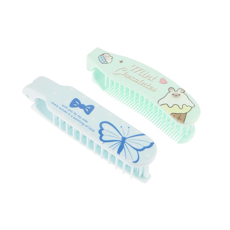 

1 шт. Портативная складная расческа для волос, антистатическая дорожная расческа для волос, складной парикмахерский инструмент для укладки и красоты