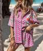 European and American fashion trends National short-sleeved shirts and shorts set MB1 + MA1
