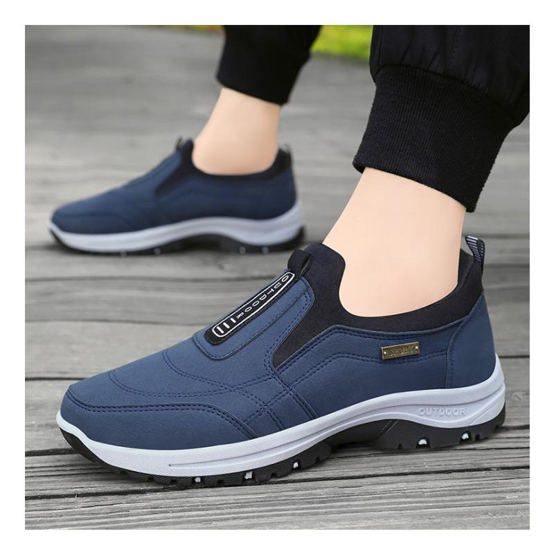 Men's Sports Shoes with Soft Soles, Dad's Shoes, One-piece Style, Suitable for Middle-aged and Elderly People for Walking.