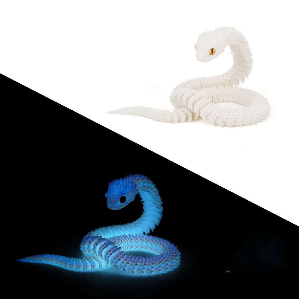 

Creative Animal Simulation Model Rotatable 3D Printing Model 3D Printed Snake Car Decoration 30cm-Style 2