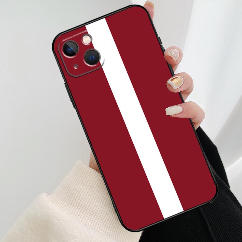 Latvia Flag  Back Cover For Apple iPhone 11 12 13 14 Pro Max Mini 6S 7 8 Plus XR X XS Max SE Phone Case