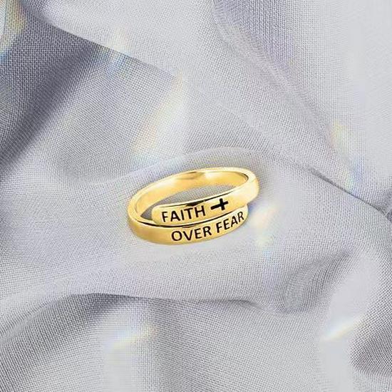 S925 Sterling Silver Retro Cross Letter Adjustable Ring for Men and Women Adjustable Open Size