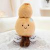 Eco-friendly Vegetable Plush Toy: Red Umbrella Mushroom & Eggplant Doll for Restaurant Decoration