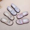 Flats Shoes for Women Embroidered Loafers Lightweight Dress Shoes Cozy Round Closed Toe Breathable Flats Women's Platform Anti-Slip Walking Shoes