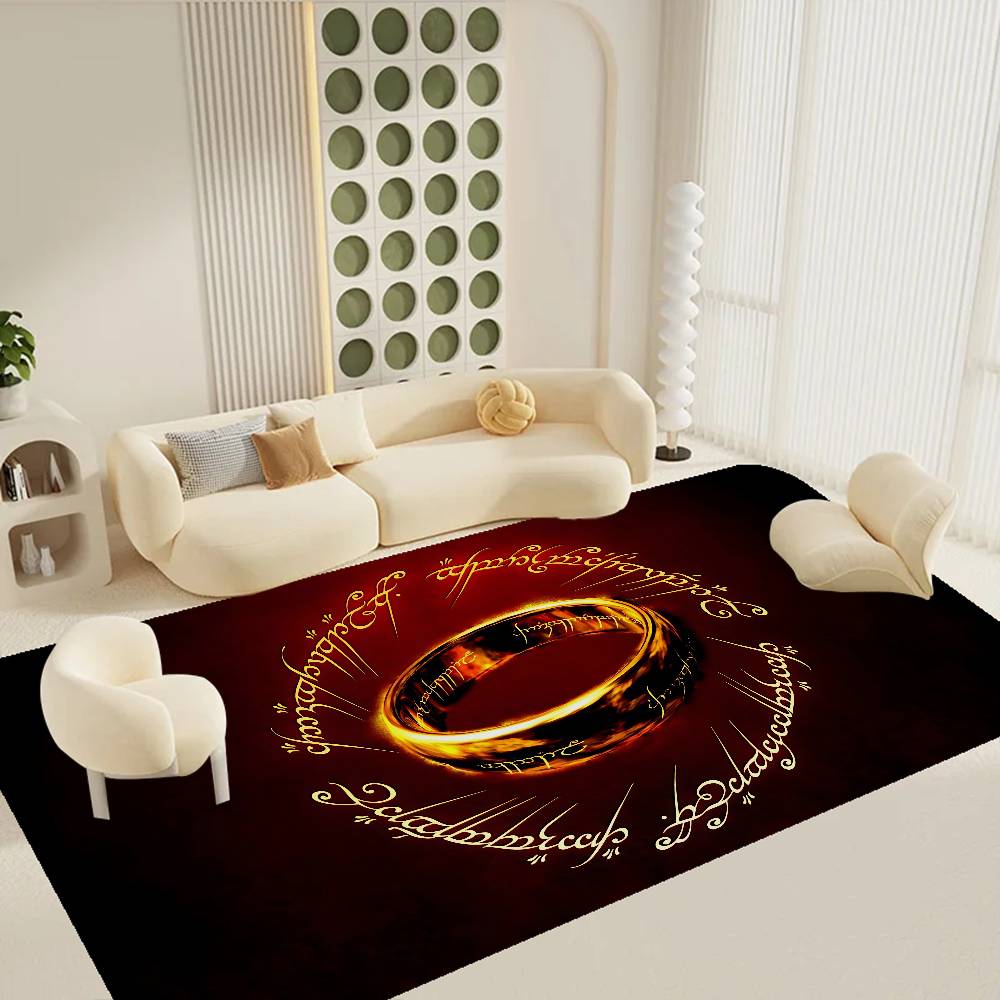 L-Lord Of The Ring Bathroom Mat Anti-slip Absorb Water Long Strip Cushion Bedroon Mat Hotel Decor Mat