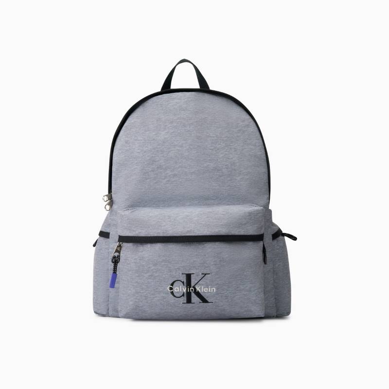 

Calvin Klein Embroidered Letter Commuter Campus Style Large Capacity Fabric Backpack Men backpack Light-Gray 4D3403G-Y07 Basic Set (Bag)