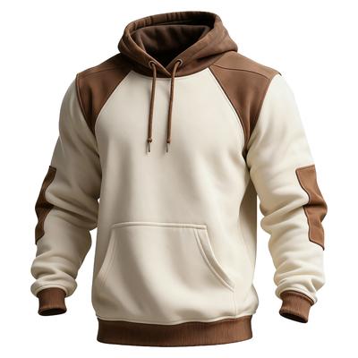 Men's Colorblock Sweatshirt Hoodie Men's Sports Large Size Casual Sweatshirt