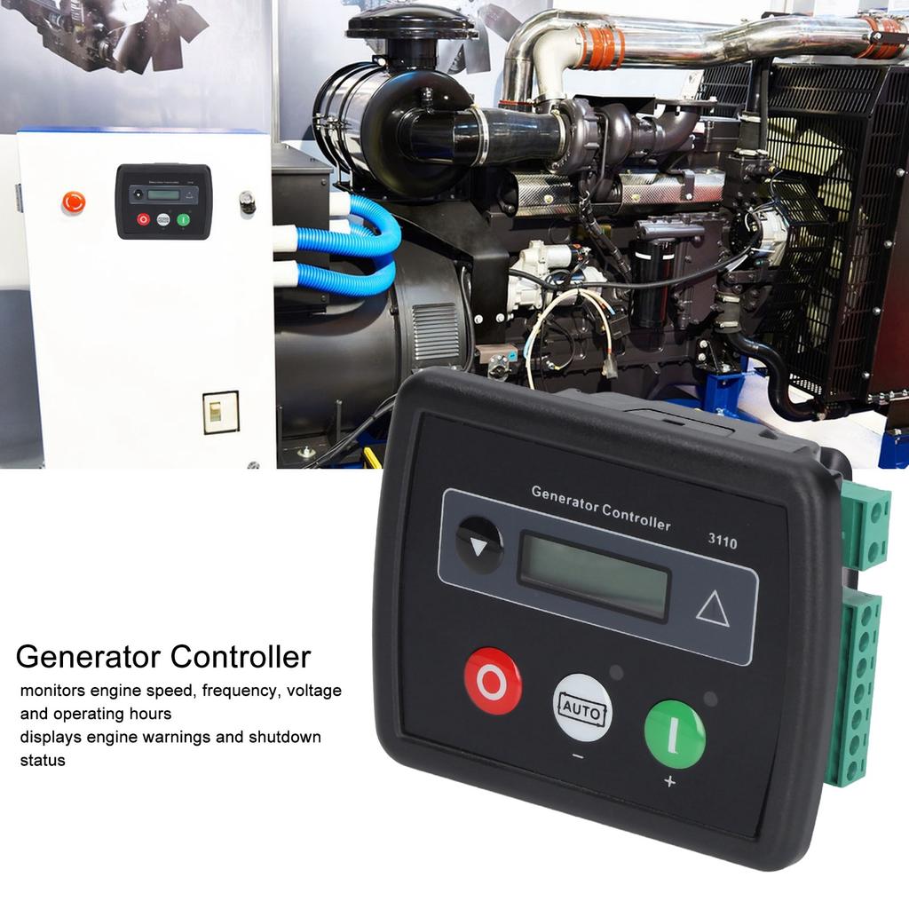 DSE3110 Generator Set Controller Backlit LCD Display Programmable Electronic Generator Controller Module Generator Accessories