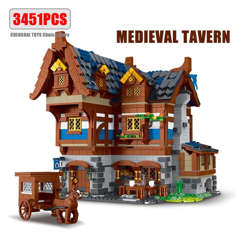 Moc-70187 High-Quality Middle High-Quality Ages High-Quality Tavern High-Quality & Inn High-Quality Building High-Quality Blocks Construction pieces
