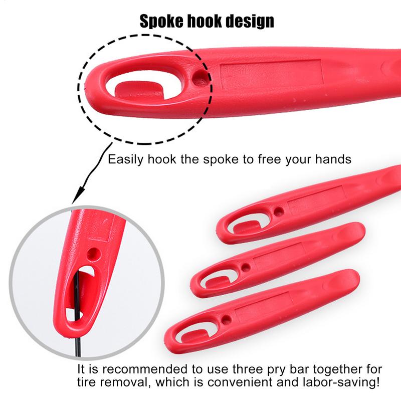 Ultralights Bicycle Tyre Tire Lever, Wheel Repair Tool, MTBs Mountain Bike, Road Tire Spoon, Cycling Accessories 3Pcs