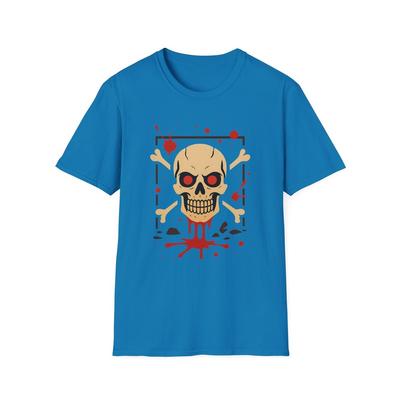 Camiseta Unisex Softstyle Calavera Ghastly Graffiti Dientes Agrietados Camiseta
