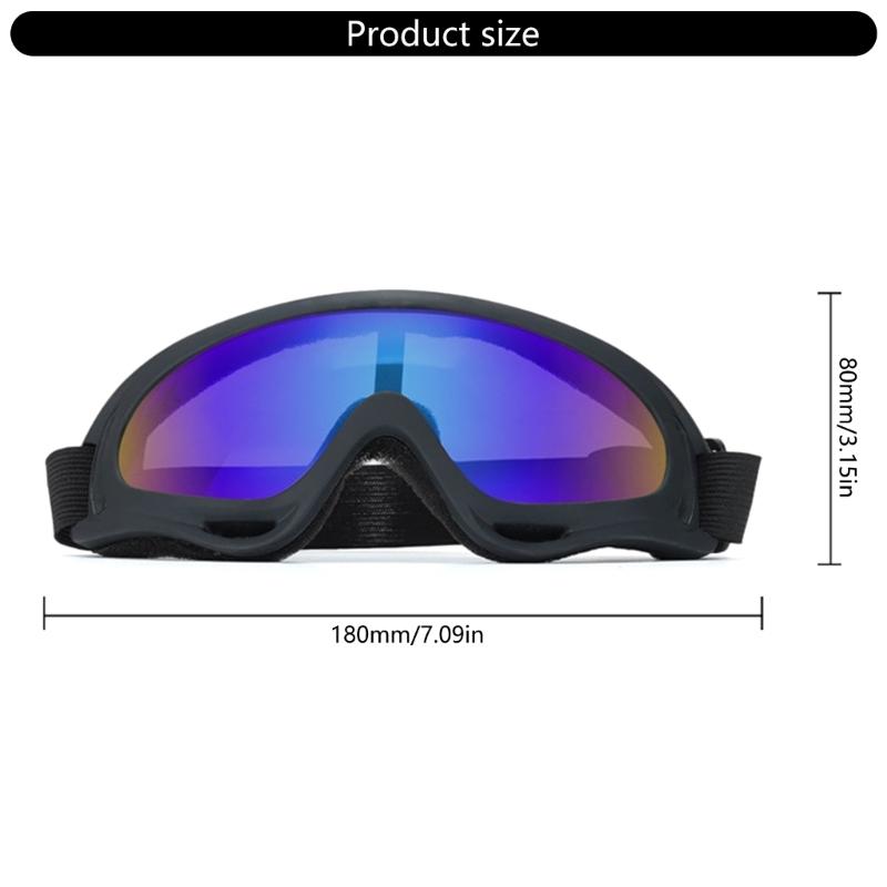 Shatterproof Safety Glasses Impact Resistant Goggles UV400 Protective Eyewear For Skiing Motorcross Airsoft Enthusiasts