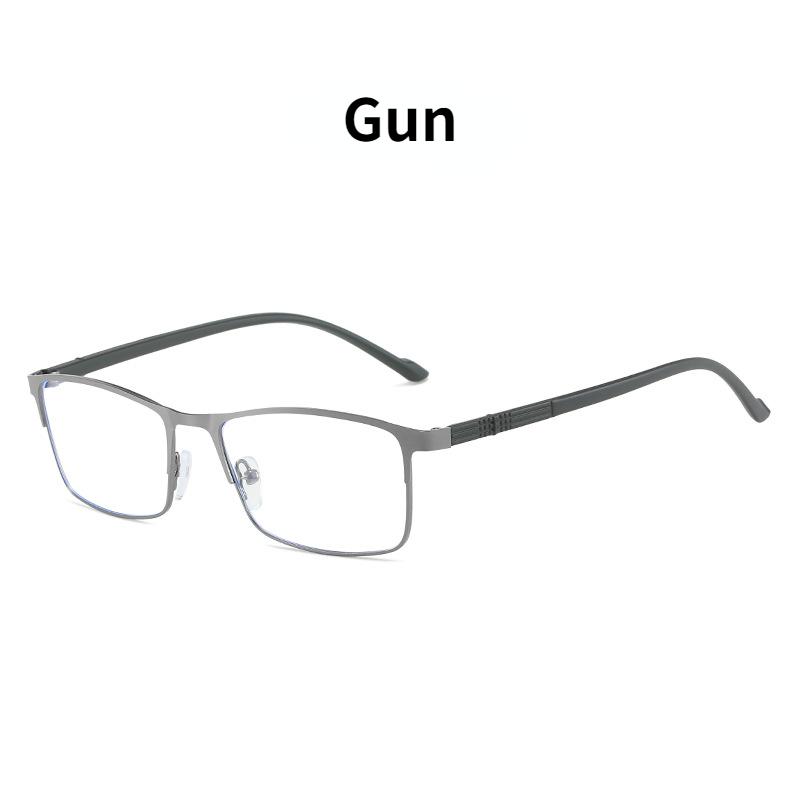 

Очки для близорукости мужские ультралегкие прямоугольные анти-синий свет компьютерные очки классическая металлическая оправа очки для близорукости 0 до -600 -600