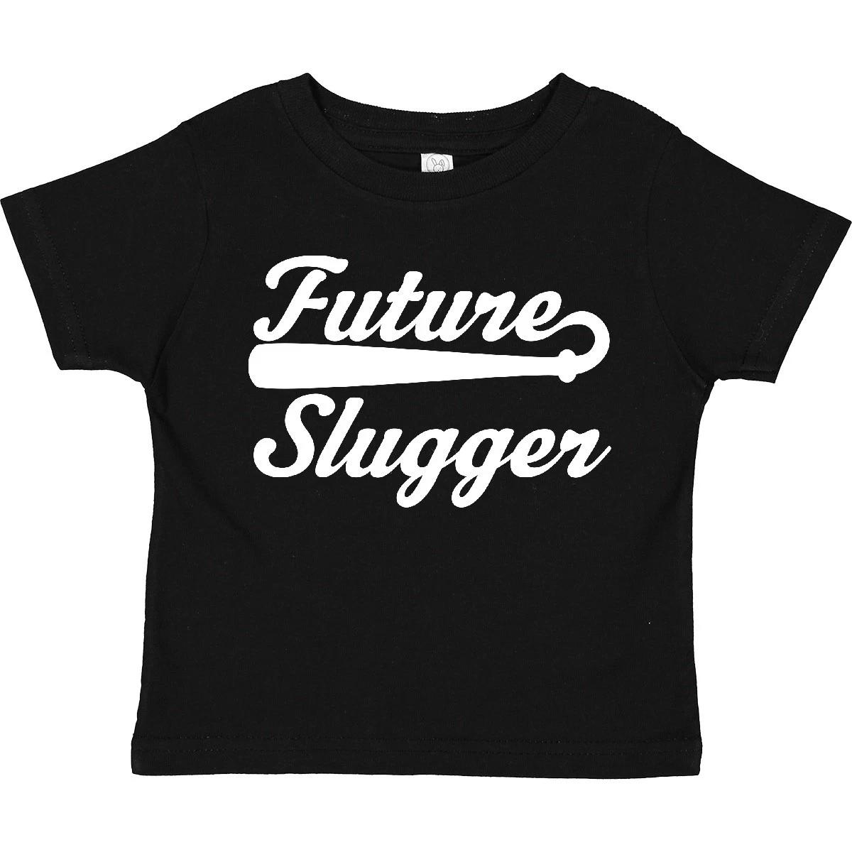 Inktastic Baseball Future Slugger Toddler T-Shirt Sports Player Kids Bat Slogan 100