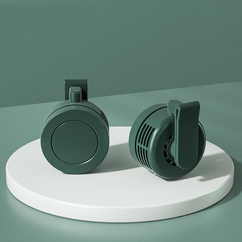 

Mini Clip On Fan Usb Rechargable Summer Cooling Fan Office Home Traveling Portable Personal Cooler Air Conditioner зелений