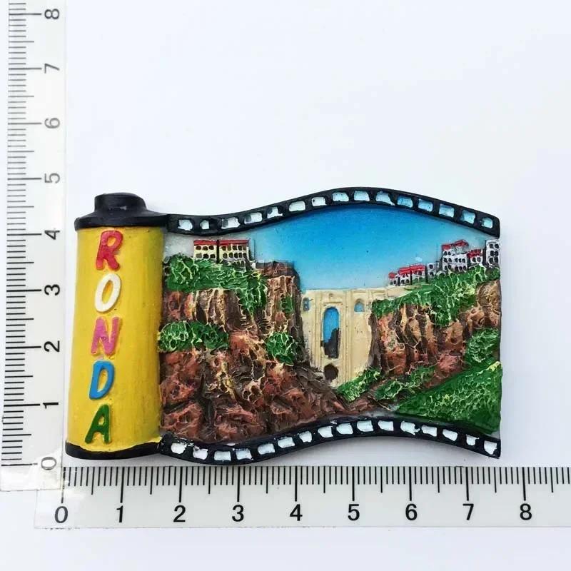 Barcelona Spania Magneți de Frigider Columb Granada Ibiza Sevilia Maalaga Suvenir Magneți de Frigider Autocolante Decor Bucătărie Acasă