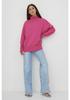 European & American Autumn/Winter Loose Cross-stitch Half-high Collar Sweater