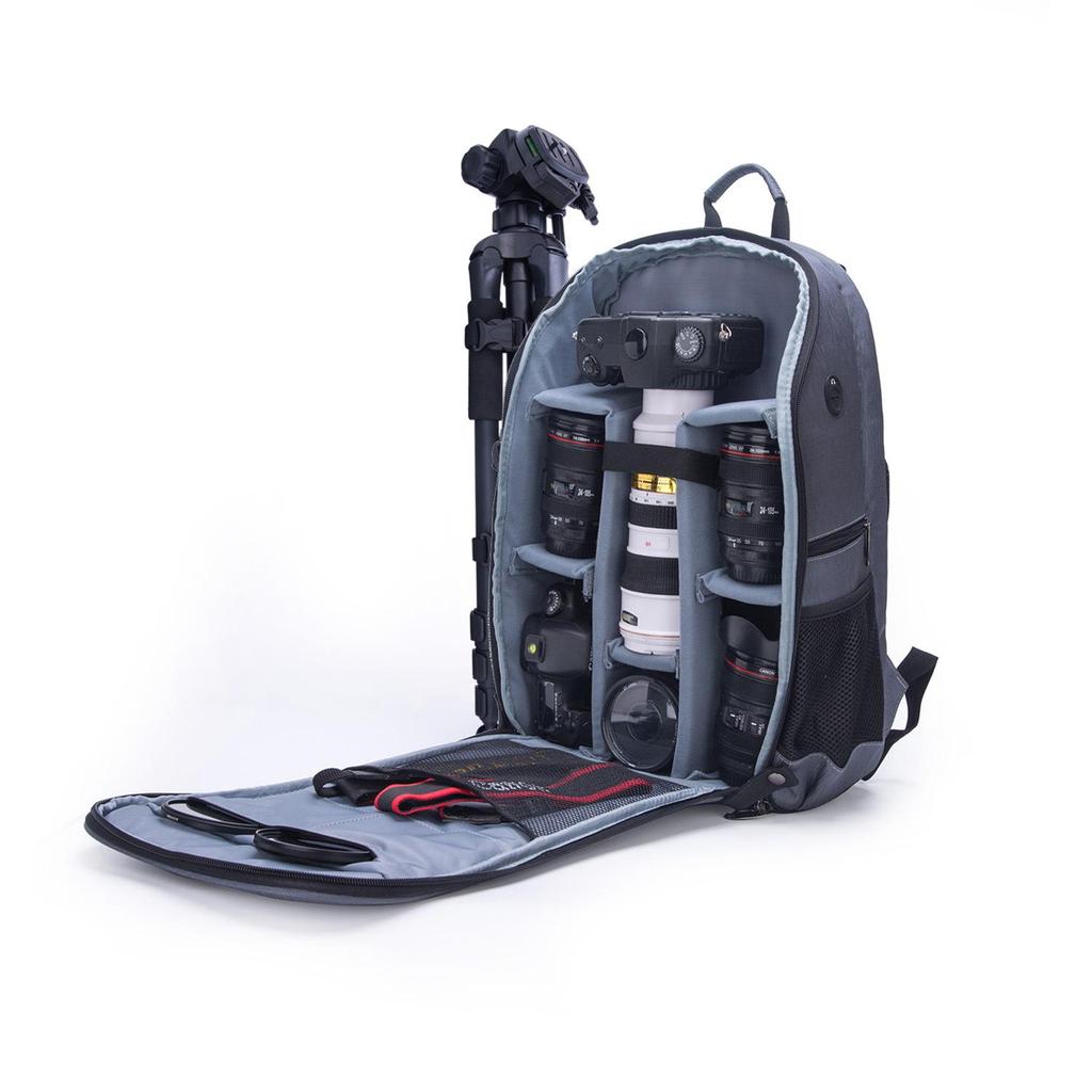 Outdoor Waterproof Folding Camera Bag - Wear-Resistant, Fashionable Double Shoulder Digital Photography Laptop Backpack