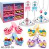 New Dress-Up Princess Accessories Set for Girls with Toy Rings & Simulation High Heels