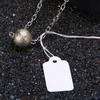 200Pcs White Paper Labeling Tags with Rope Smooth Writing Writable Labels Gifts Products Paper Hanging Lace Price Tags