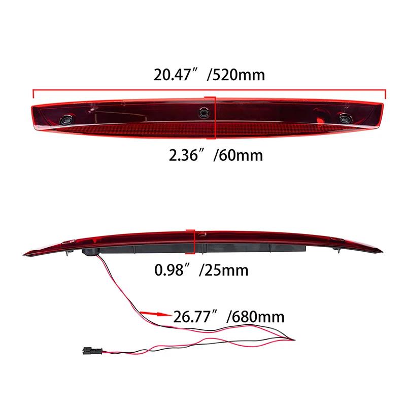 Car Tail Third Brake Light Stop Lamp For Mercedes V Class Vito Viano W639 2009-2014 Auto Taillights High Mounted Brake Rear Lamp